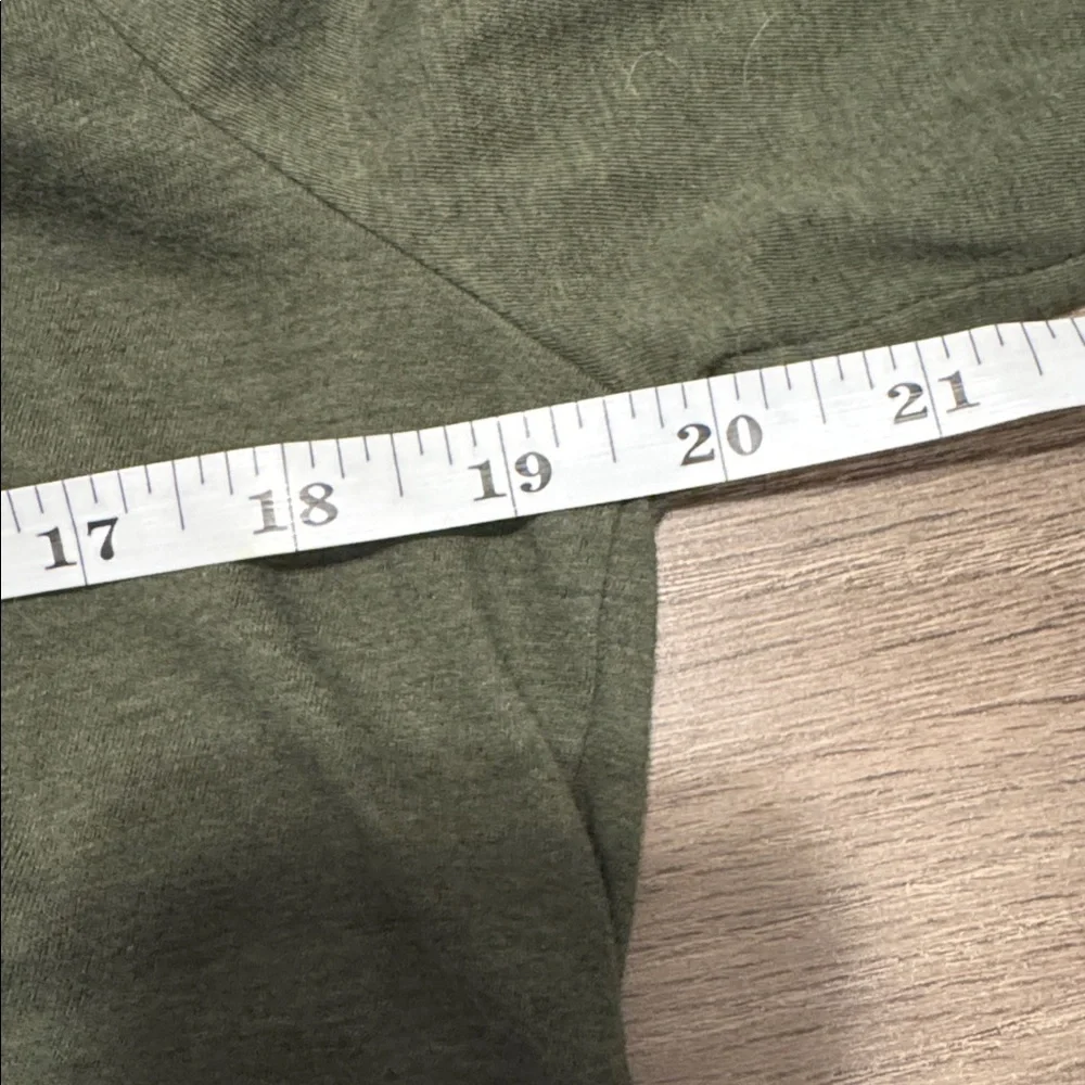 J. Crew top turtleneck top sage Green cotton blend‎